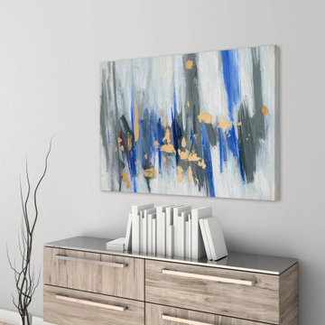 "Chaotic City" Painting Print on Wrapped Canvas