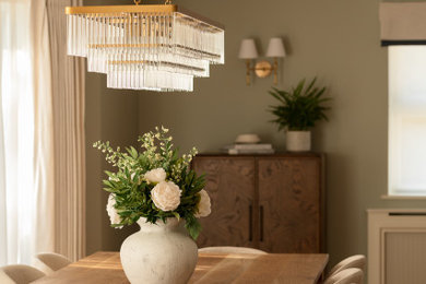 Design ideas for a classic dining room in London.