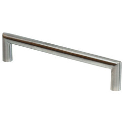 Contemporary Cabinet And Drawer Handle Pulls Stainless Steel Pull, 3/8"x5"x5-3/8"