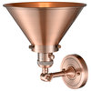 Briarcliff 1-Light Sconce, Antique Copper, Shade: Antique Copper