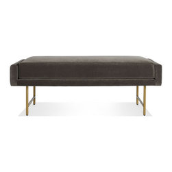 Blu Dot Bank Mink Velvet Bench - Piggy Banks
