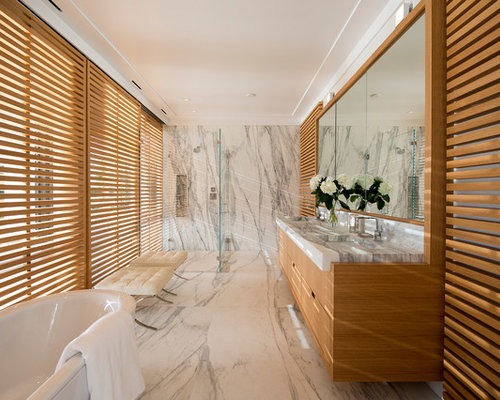 Marble And Wood  Houzz