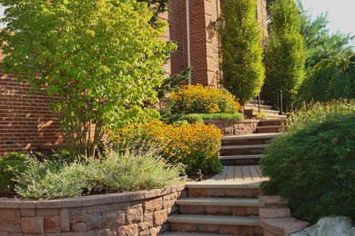 This is an example of a traditional landscaping in New York.