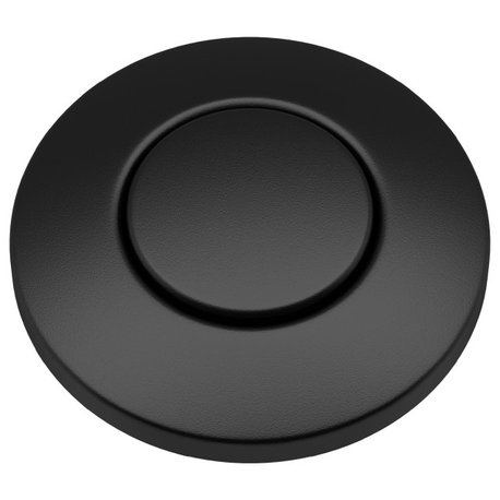 KRAUS Garbage Disposal Air Switch Kit w Push Button, AC Adapter, Cord, Tube, Matte Black