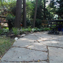 flagstone patio