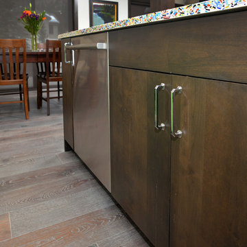 Retro Modern Kitchen Design - Vail Colorado