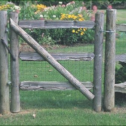 White Cedar Split Rail Walk Gate - Outdoor Products