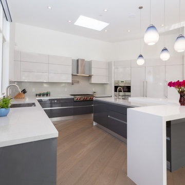 Palo Alto Grey & White Kitchen