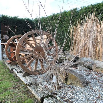 Vicki's Railway Sleeper Garden Landscape