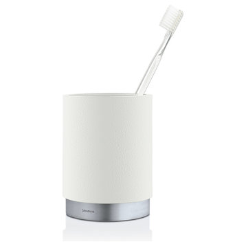 Ara Bathroom Toothbrush Mug, White