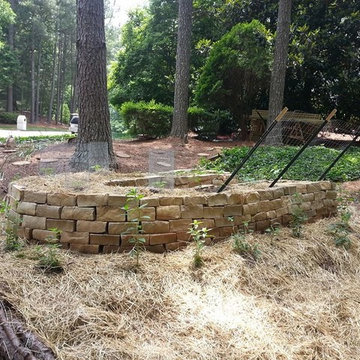 Rock Raised Veggie Garden Bed
