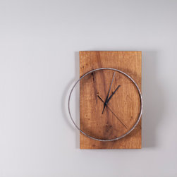 Wood&Steel wall clock - Wall Clocks