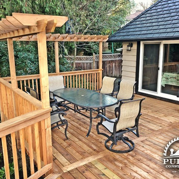 Raised Wooden Deck