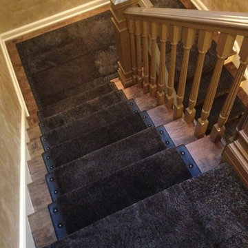 Hinsdale, IL. - Custom Shealing Stair Runner