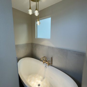 Contemporary Primary Bathroom Remodeling in Houston, TX Montrose area