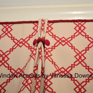 Various custom window treatments installed in 2014
