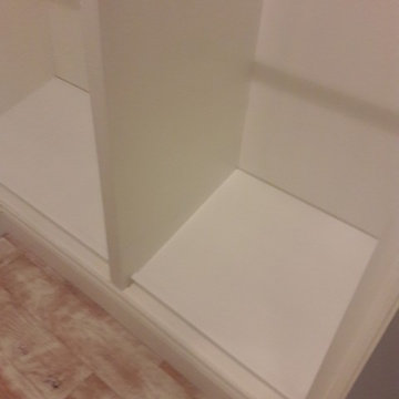 White Master Closet with Ladder