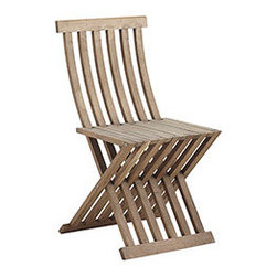 SLATTED FOLDING CHAIR - Outdoor Folding Chairs