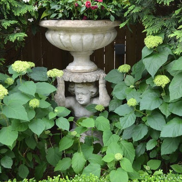 Statue and Urn