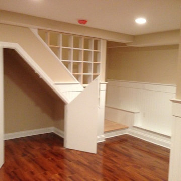 Transitional Basement in Ridgefield, CT