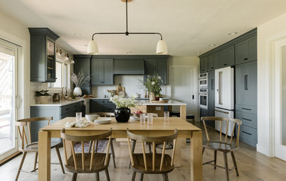 Kitchen of the Week: New Layout in a Classic Wood-and-Green Style
