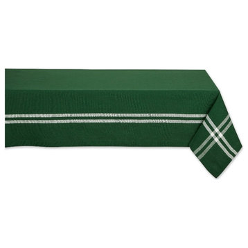 Balsam Border Stripe Cotton Tablecloth 52X52