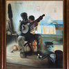 The Banjo Lesson, Verona Cafe Frame 20"x24"