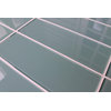 10 Square Feet - Seaside 4"x12" Glass Subway Tiles