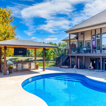 Camden Chase Pool Pavilion & Deck Build