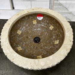 17&rdquo; x 7&rdquo; Stone sink - Bathroom Sinks