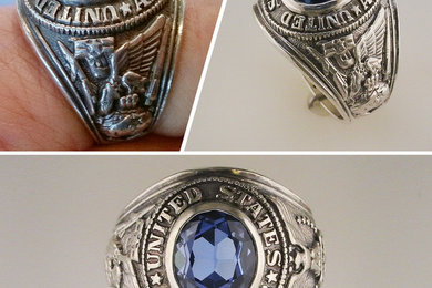 Class Ring Refurbishing - Before & After