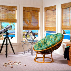 Horizons Natural Woven Shades - Window Treatments