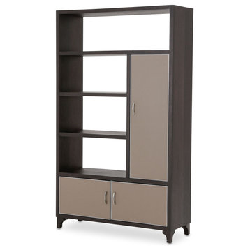 Aico 21 Cosmopolitan Right Bookcase, Umber/Taupe 9029098R-212