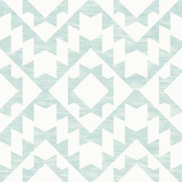 Fantine Mint Geometric Wallpaper Bolt