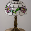 Table Lamp Antique Brass Bouquet Style 18.75" Inch Height Single Pack