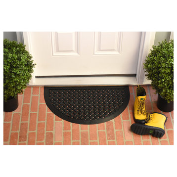 Hampton Weave Rubber Doormat, 20"x36"