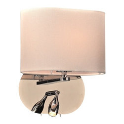 PLC 1 Light Wall Sconce Mademoiselle Collection 24216PC113GU24 - Wall Sconces