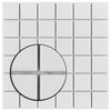 Metro Quad Porcelain Floor and Wall Mosaic Tile, Sample