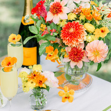 Slow Flowers August 2019 Inspiration: Summer Dahlias