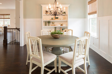 Example of a cottage dining room design in Atlanta