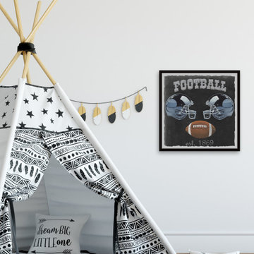 "Football Poster" Framed Painting Print