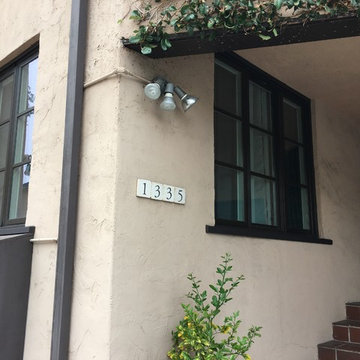 Spanish Style Brown Windows Milgard Ultra Special Installation to keep the look