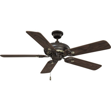 Andalusia Vintage Bronze With Antique Gold Ceiling Fan