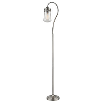 Z-Lite FL120 Celeste 1 Light 58" Tall Floor Lamp - Brushed Nickel