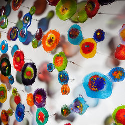 FLOATING COLOR SPLASHES - Wall Sculptures