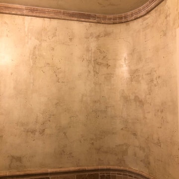 Tuscanny look Plaster in powder room