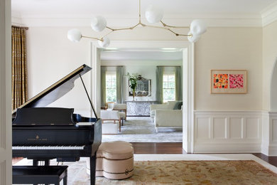 Foyer - mid-sized eclectic foyer idea in DC Metro