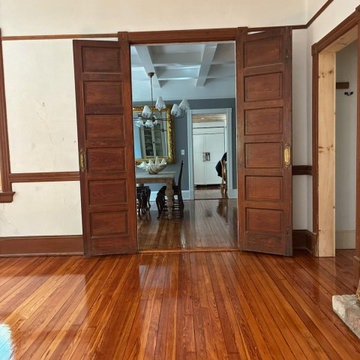 Sand and Finish Old Heart Pine Floors in St. Augustine