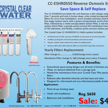 Under Sink Water Filtering Systems with Professional Services