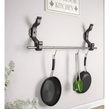 Pot and Pan Rack 34" ceiling mount, Wall Mounted